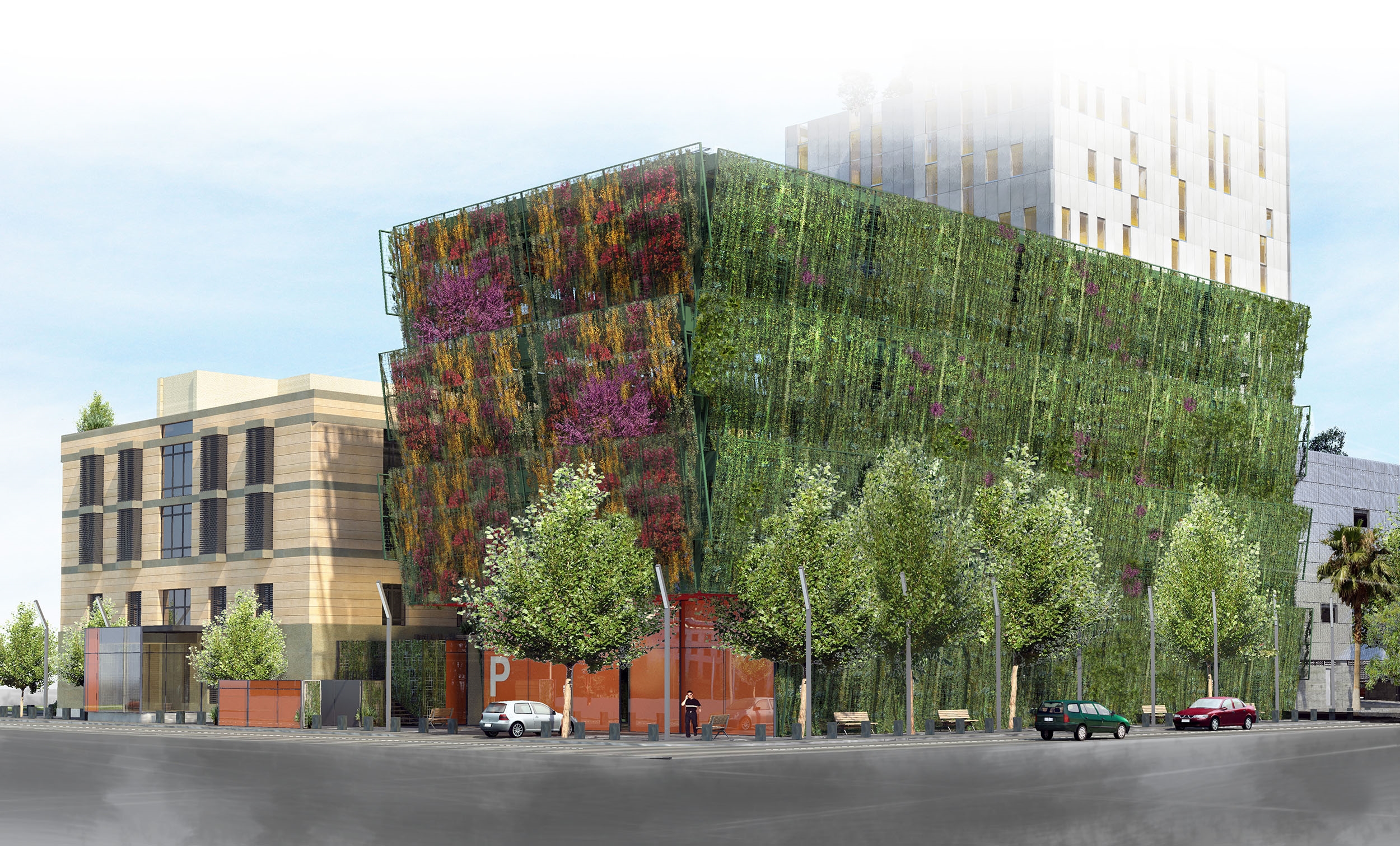 Parking Skin & Interstitial Garden